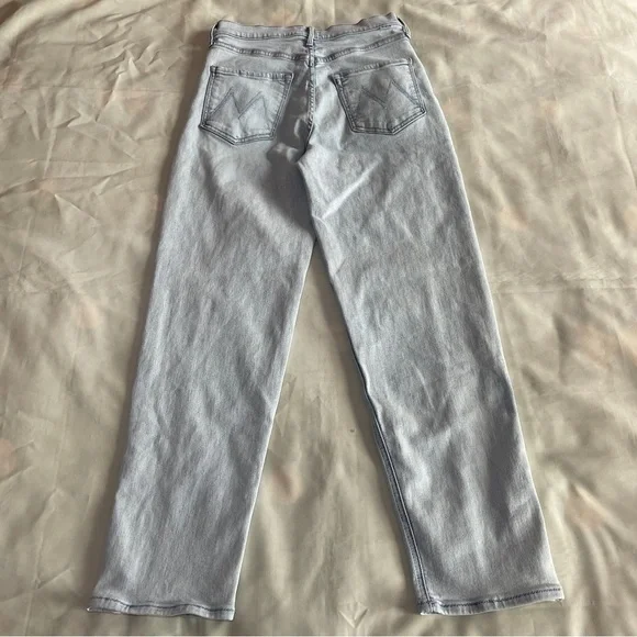 MOTHER - Pointy Study Nerdy Jeans in Glamour Shot Size 28 Light Wash Pants - Picture 5 of 9